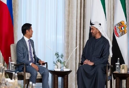 Sheikh Mohamed Hosts Philippines President in Abu Dhabi